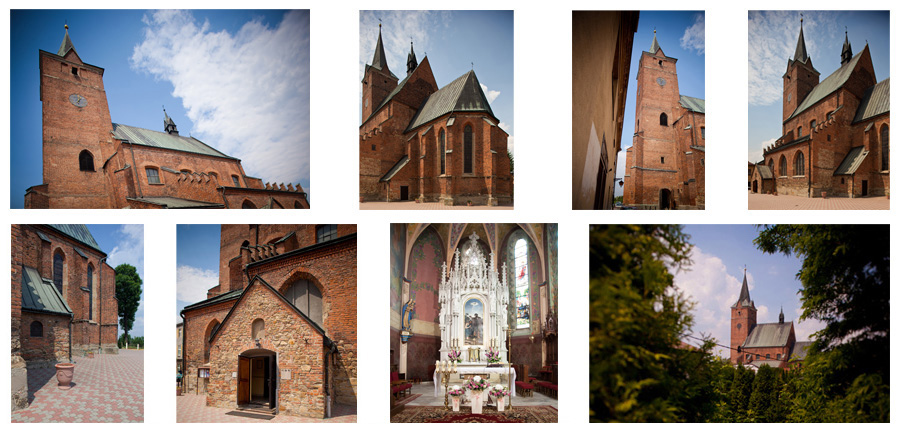 Kościół parafialny w Pilźnie - różne widoki